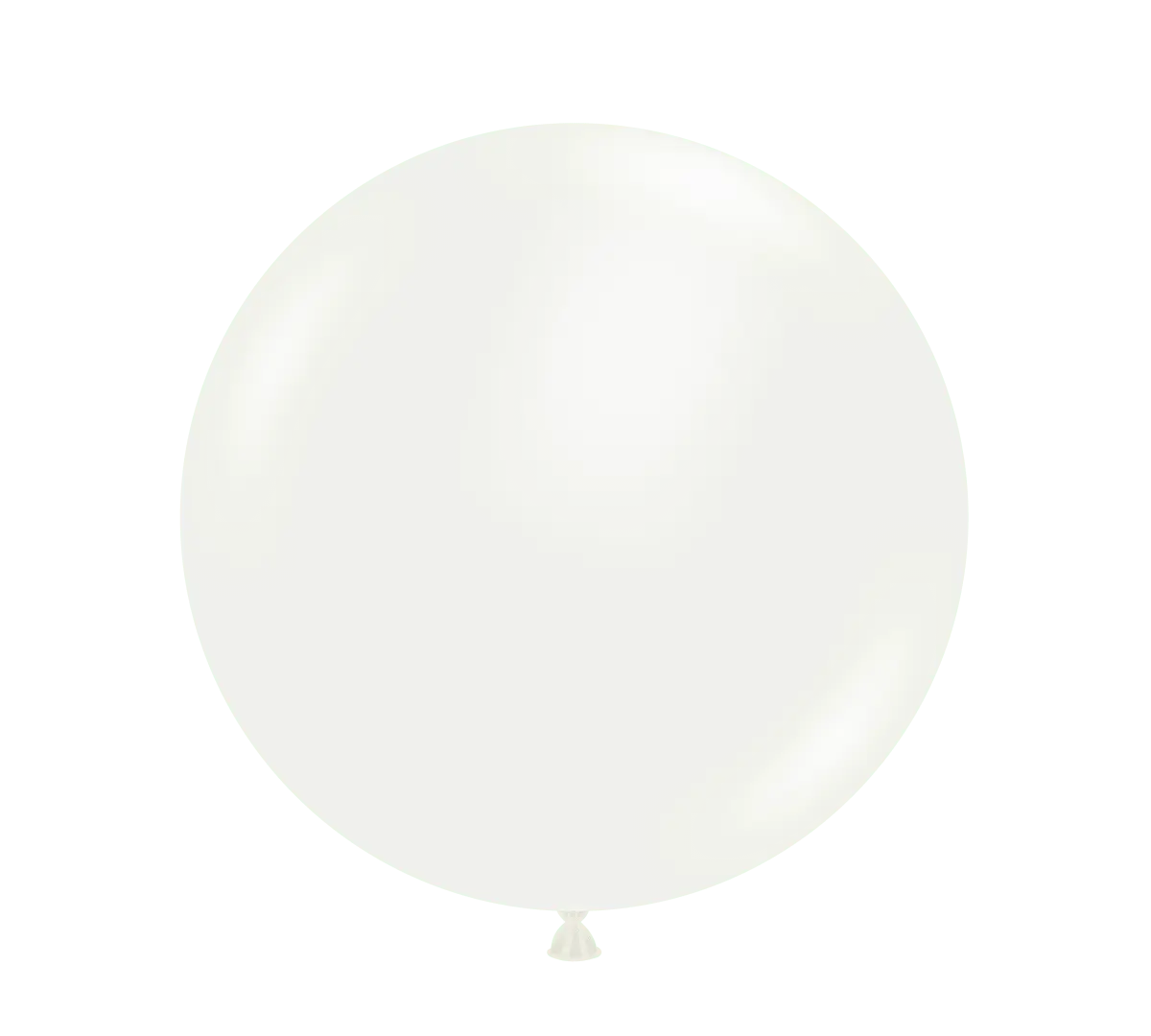 TUFTEX White Solid 17 in. Biodegradable No See Through Balloons - Festive Balloon Party Supplies for Home & Party Decor, Birthday Balloons, Kid Birthday Party Balloon