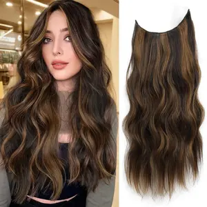Clip-In Human Hair Extensions Loose Wave 115g 20 Inch Natural Look Seamless Injected Tape Efficient Application for All Hair Types