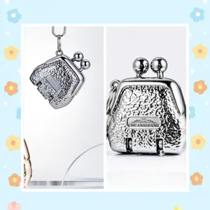 Mini folding nail clipper Creative cute bag nail clipper stainless steel portable nail clipper key pendant