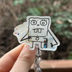 Doodle Critical Care- ICU, Nurse badge reel, RN, MD, Swan Ganz, Chest Tube, healthcare work accessory