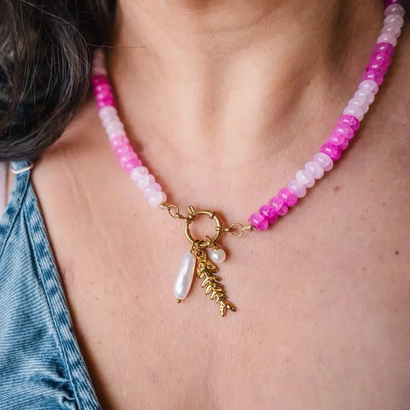 Spark of the day Beaded Colorful Necklaces