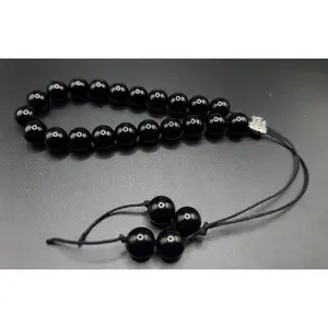 Black Obsidian Komboloi - Greek Worry Beads