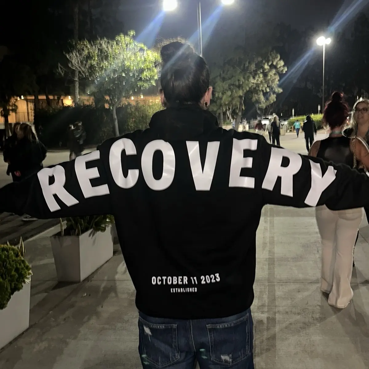 RECOVERY/SOBRIETY/ADDICTION UNISEX HEAVY WEIGHT HOODIE Personalized Pullover Tops Sweaters oversized ( optional)