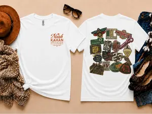 Noah Kahan The Divide Tour T-Shirt 2 Sides, Merch 2026 Shirt, World Tour 2026, I'll Leave Porch Light On Concert, T Shirt Hip Hop Graphic Oversized Fan Gift Unisex