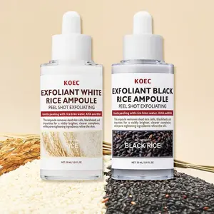 Rice Gentle Peeling Essence, Radiant Moisturizing Facial Serum, Exfoliating Face and Body Scrub Serums, Dead Skin Cells Remover for All Skin Types