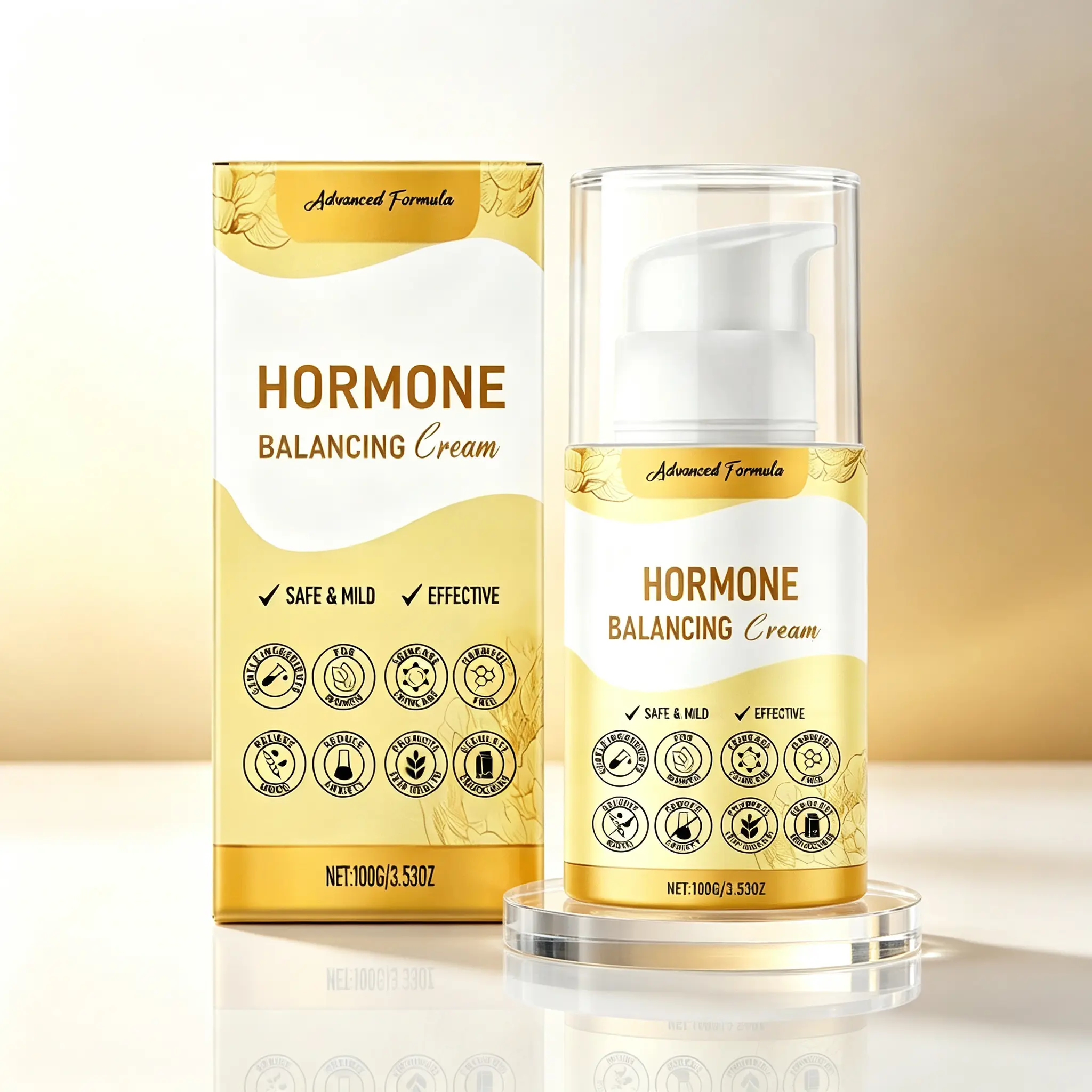 Women’s Daily Harmony Cream – Safe, Mild & Effective Moisturizer with Advanced Bio-Micronized Complex | For Menopause & Monthly Transition Support | 100g