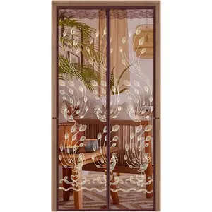 Magnetic Screen Door for Sliding Doors - Front, Back Patio, Balcony Mesh Curtain With Magnet Closure - Hands Free, Bug Free Heavy Duty Partition (33.5 * 83 Inch)