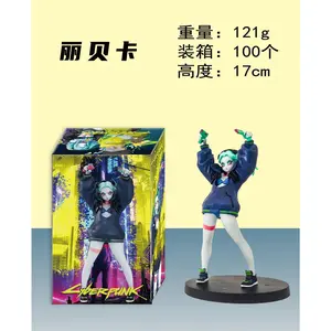 Anime Game Cyberpunk: Edgerunners Rebecca Figure Standing Model Toy Birthday Gift Collection Aciton Figure Desk Decoration Gift