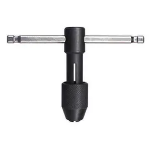 Titan USA Tap Wrenches, Minimum Tap Size Compatibility (Inch): 1/4, Maximum Tap Size Compatibility (Inch): 1/2, Handle Style: T-Handle, Ratcheting: No, Overall Length (Inch): 5-7/8, UNSPSC Code: 27111720 TE78702