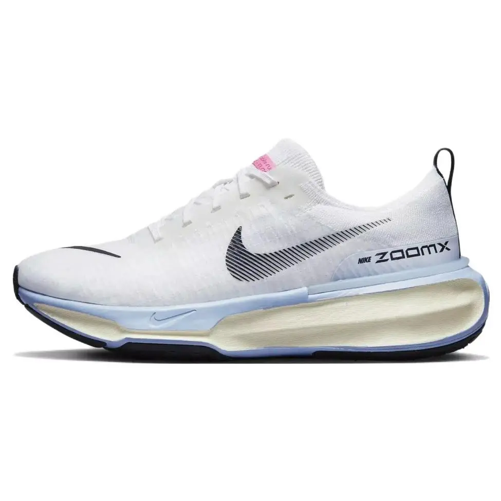 Nike ZoomX Invincible Run Flyknit 3 White Cobalt Bliss' Cushioned Breathable Low Top Running Shoes Unisex Blue DR2615-100