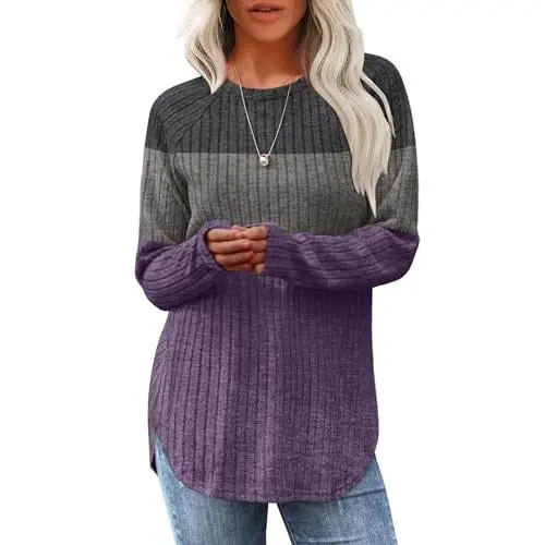 Color Block(grey purple)