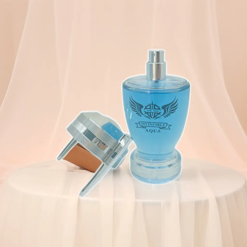 Invincible Aqua Cologne For Men 3.4 FL OZ 100ML -Aquatic, Woody, Citrusy