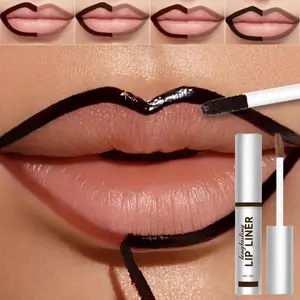 Waterproof Lip Liner, 1 Count Long-Lasting Natural Finish, Multiple Colors for Date Makeup and Daily Lip Cosmetics