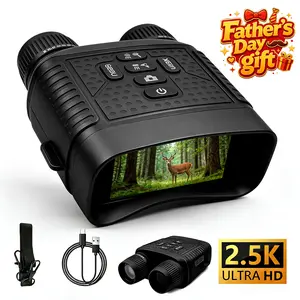 Night Vision Goggles-Night Vision Binoculars,2000 mAh Battery,7 Levels Infrared,6X Digital Zoom,Father's Day Gift,Unique Gifts for Man(Wildlife Observation,Hunting,Camping),summerwins