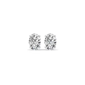 Oval Lab Diamond Studs
