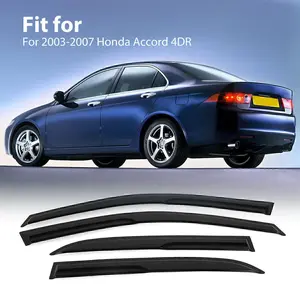 2003-2007 Honda Accord 4-Door Sedan: Window Visors - Rain Deflectors and Car Decals Auto Accessories fathersdaygift fathersdaygift