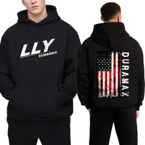 LLY Duramax Diesel T-Shirt, Sweatshirt, Hoodie, American Flag Graphic Top for Men & Women, Unisex Truck Pullover, Patriotic Streetwear Gift