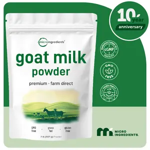 Micro Ingredients Goat Milk Powder-2LB, Rich in Protein, Calcium, & Probiotics Dairy Milky