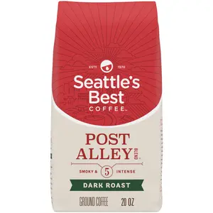 Seattle's Best Coffee Post Alley Blend Dark Roast Ground Coffee 20 Ounce Bag