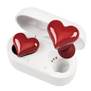 Heart-shaped headphones Bluetooth headphones Fashionable headphones Cute wireless Bluetooth headphones for girls