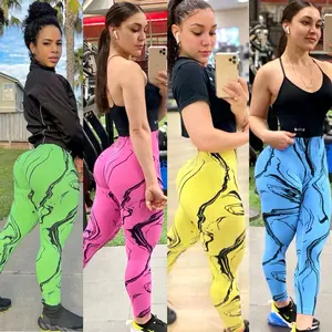 Active paint Leggings ultra scrunch butt