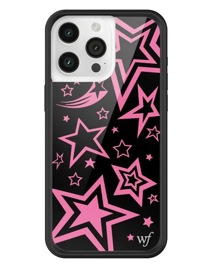 Wildflower Cases - Super Star, Limited Edition iPhone Case | Accessories Durable Cover  Protective Fierce Pink Grunge Trendy Y2K Custom Rubber