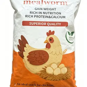 Premium Dried Mealworms Bulk & Small Pack, Calcium Rich Snack for Poultry & Small Animals Dried Black Soldier Fly Larvae summervibes☀️