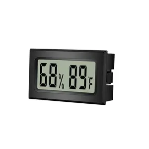 Reptile Thermometer Hygrometer Meter Indoor Temperature Gauge Fahrenheit ? Mini Digital Humidity for Outdoor Office Humidors Jars Incubators Guitar Case (1)