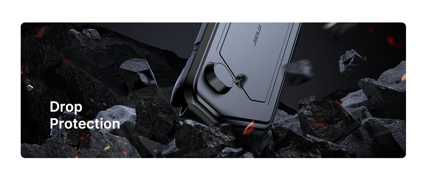 JSAUX ModCase for Steam Deck Modular Steam Deck Case with Removable Front Case Valve Steam Deck Accessories Includes Case, Mask, Metal Stand and Strap