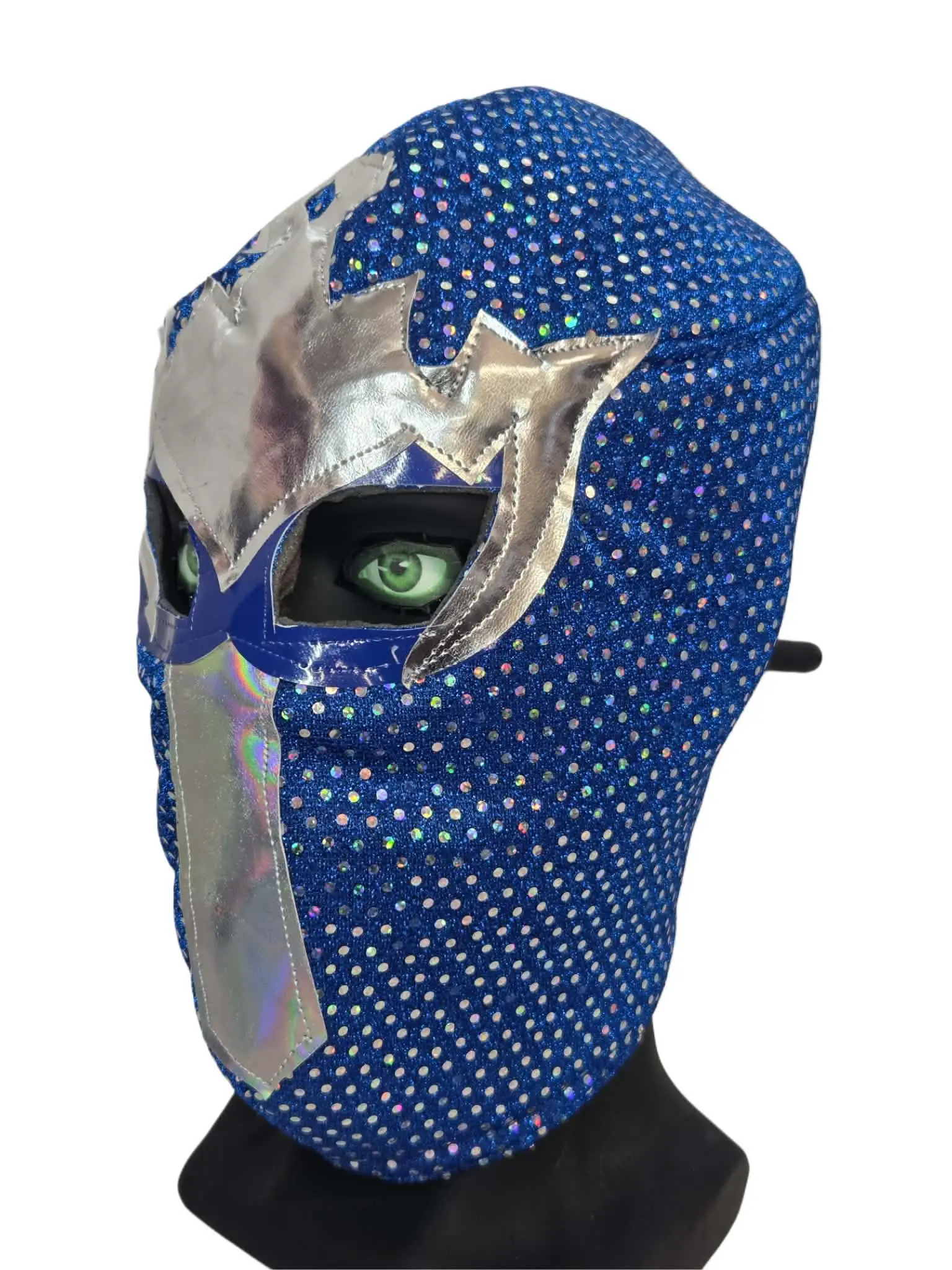 Wrestling Adult-Size Nylon El Valiente Lucha Libre Mask for Fans, Festive & Party Supplies Accessories - Comfortable, Easy-to-Wear, Authentic Design for Lucha Libre Events, Mascara