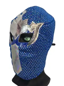El Valiente Lucha Libre Mask Adult Size Mascara - Authentic Design for Adults, Easy to Wear, Versatile Use for Events