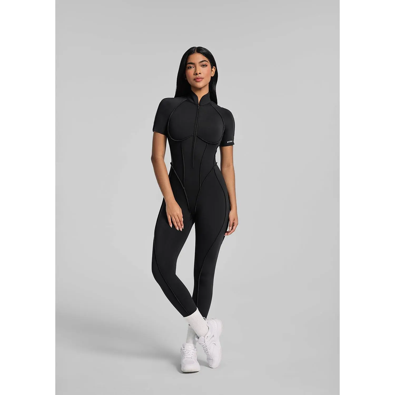 Short Sleeve Full-Length Catsuit | Catline Collection | Womenswear, Jumpsuit