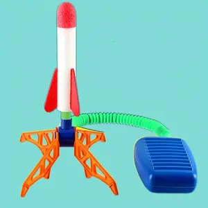Outdoor Launch Flying Rocket Interactive Toy, Stepping Rocket Toy, Gift for Children