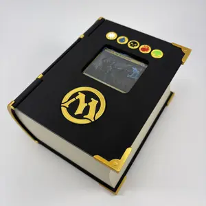 Spellbook Commander Deck Box (3D Printed) | Window Display + Command Zone + Life Counter