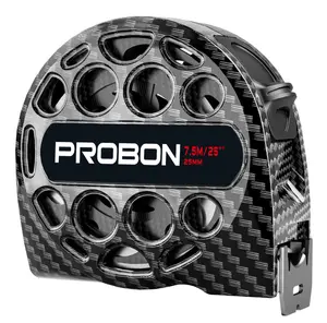 25Ft Stainless Steel Tape Measure | Hollow Thickened, Waterproof, High-Definition Inch Scale, Wear-Resistant Hook - Durable Measuring Tool for Construction & Home DIY