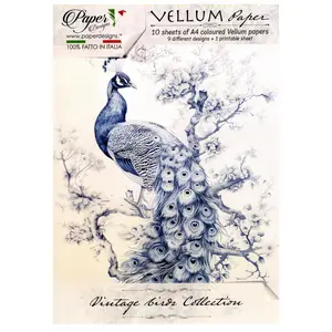 Vintage Birds Vellum Paper Kit