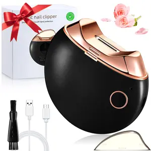 Portable Rechargeable Electric Nail Clipper, Nail Tip Cutter for All Ages, New Automatic Design for Easy Use, Ideal Nail Care Tool for Home and Travel