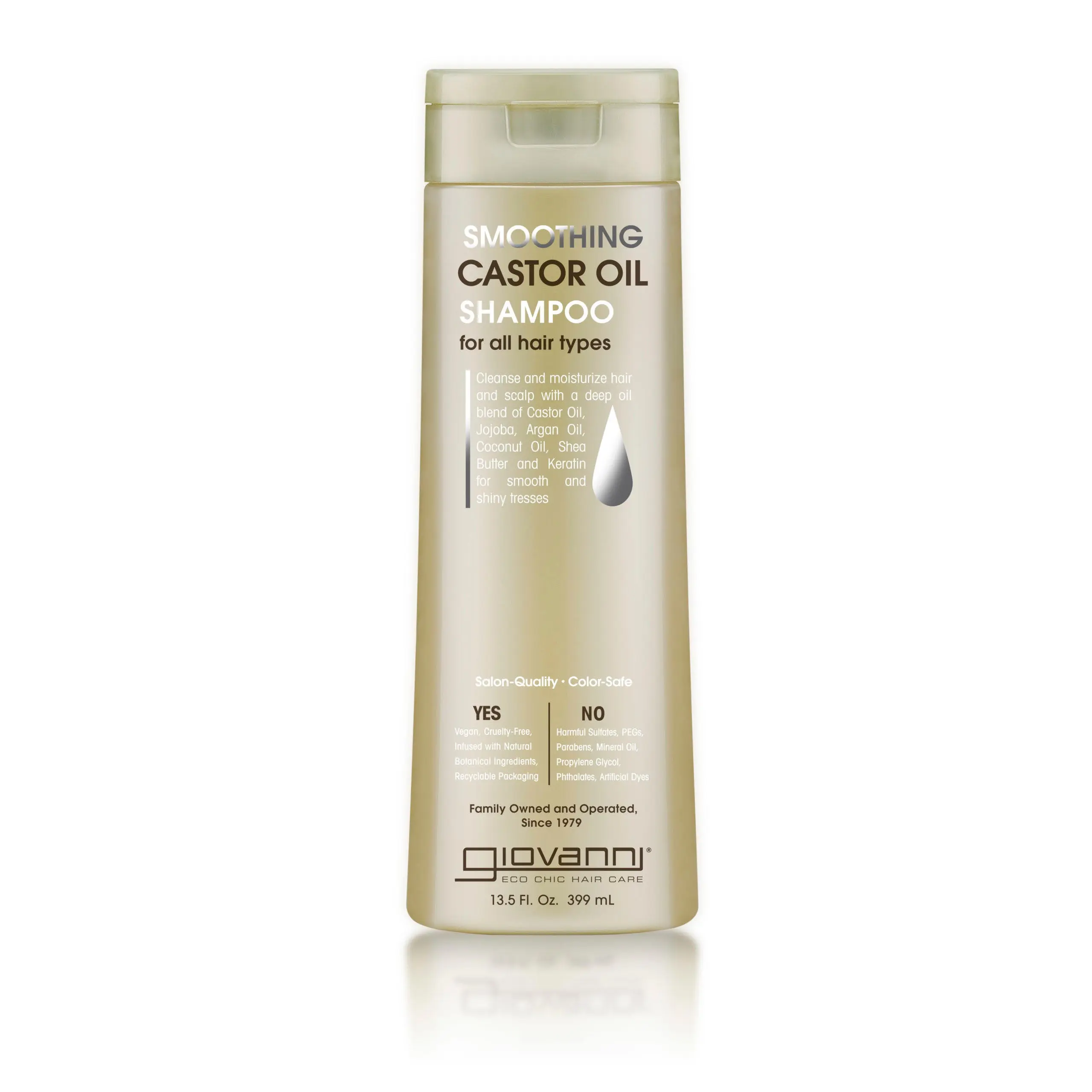 GIOVANNI SMOOTHING CASTOR OIL SHAMPOO - 2 Sizes GIOVANNI SMOOTHING CASTOR OIL SHAMPOO - 2 Sizes
