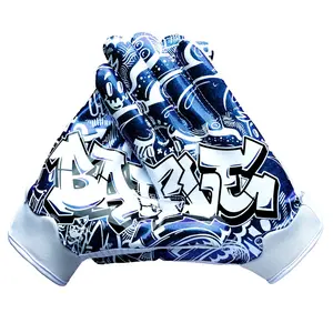 Prism Graffiti Doom Receiver Football Gloves