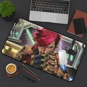 Arcane Vi Desk mat - League of Legends Arcane Gaming Desk Mat, Mouse pad, Play mat