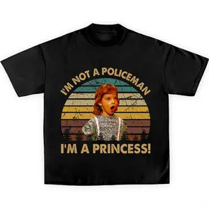 Cindy Lou Who I’m Not A Policeman I’m A Princess T-Shirt How The Grinch Stole Christmas Vintage Movie Quote Graphic Tee Unisex