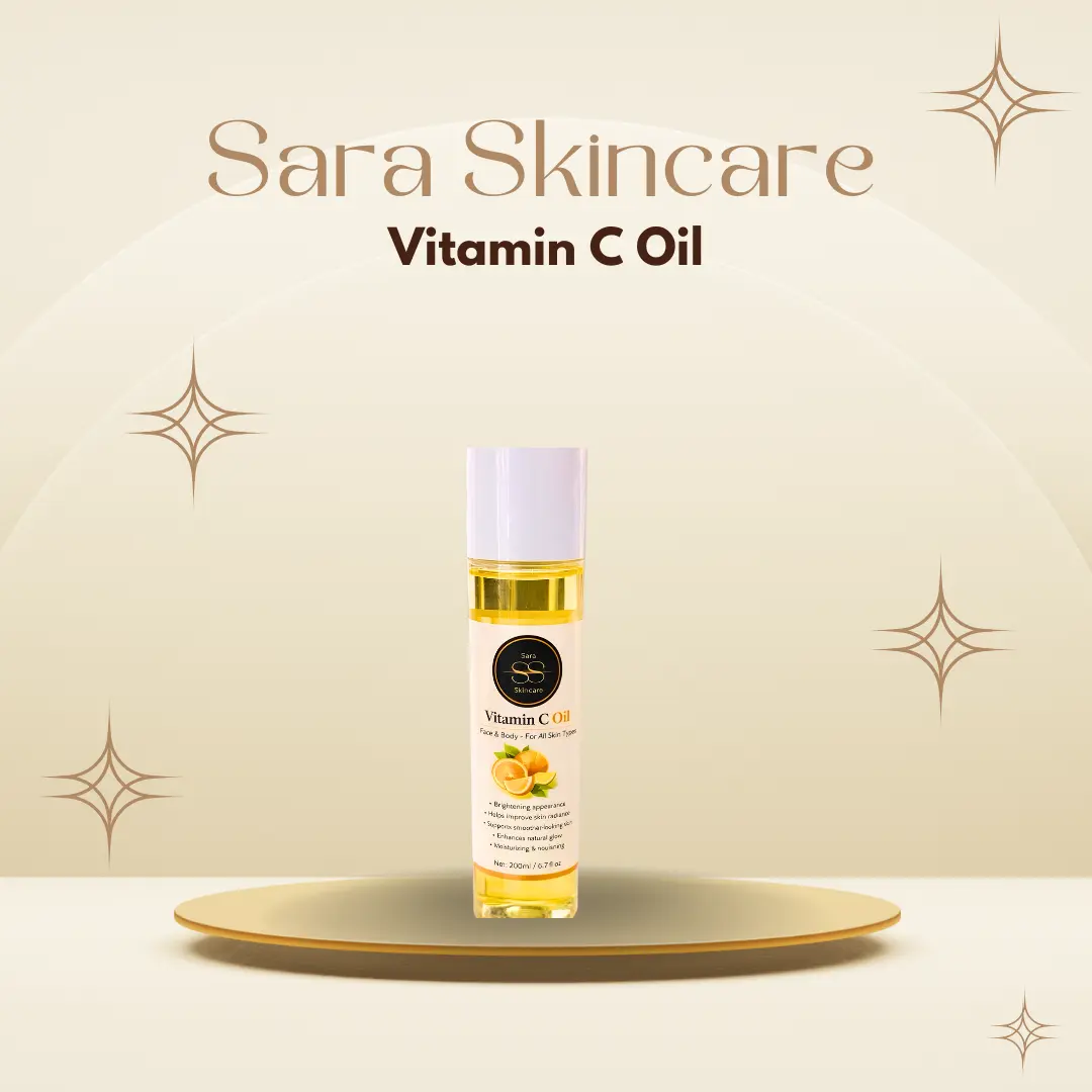 Saraskincare Body oil with vitamin C Body Care Moisture Soothing Care Oil
