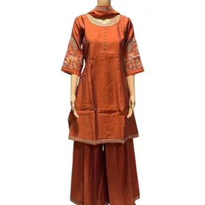 Silk sharrara suits (3pc set)