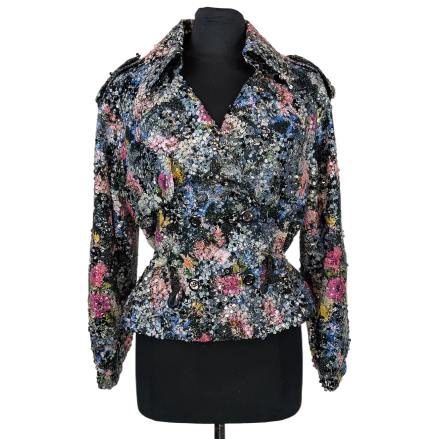 Sassy Sequin Utility Jacket