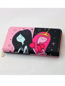 Cute Cartoon Women's Wallet Long Multi-Card Coin Purse Zipper Handbag Phone Bag, Stylish Ladies Accessory for Everyday Use