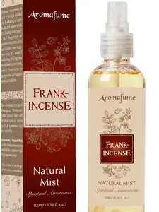 Frankincense Natural Resin Room Mist Spray by Aromafume | 100 ml / 3.3oz | Ideal for spirituality, prayer & rituals | Made with Frankincense Resin from Somalia | Non-alcoholic & non-toxic