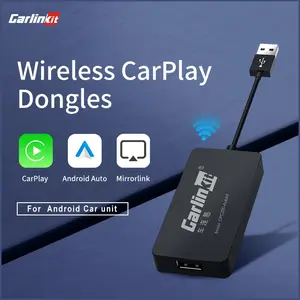 CarlinKit USB Wired/Wireless CarPlay Adapter Wireless Android Auto AI Box Mirrorlink Bluetooth Auto Connect For Android Car Radio For Youtube Netflix Google Map Android Aftermarket Car Screen