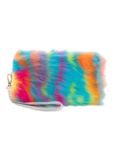Candyfloss Faux Fur Wallet