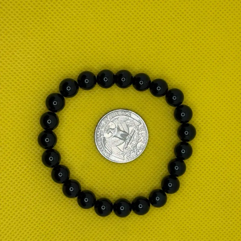 Black obsidian bracelet 8mm