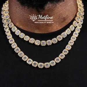 Tennis Bracelet Necklace for Men Women Cuban Bracelet Chain 7MM/10MM/12MM Wide Iced Out Chain Flip Bracelet/Necklace with Giftbox